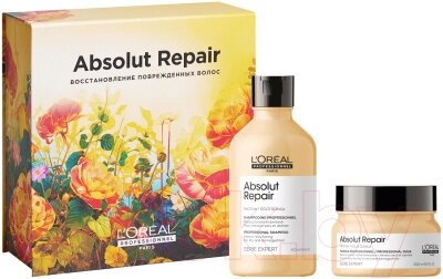 Набор косметики для волос L'Oreal Professionnel Serie Expert Absolut Repair Шампунь+Маска от компании Бесплатная доставка по Беларуси - фото 1