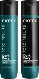 Набор косметики для волос MATRIX Total Results Dark Envy Шампунь 300 мл+Кондиционер 300мл