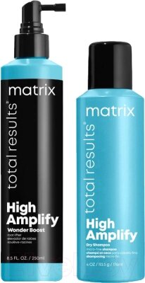 Набор косметики для волос MATRIX Total Results High Amplify Сухой шампунь 176мл+Спрей 250мл от компании Бесплатная доставка по Беларуси - фото 1