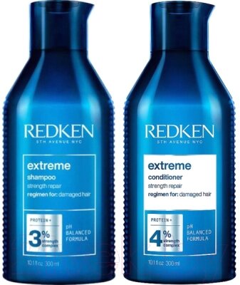 Набор косметики для волос Redken Extreme Шампунь 300мл+Кондиционер 300мл от компании Бесплатная доставка по Беларуси - фото 1