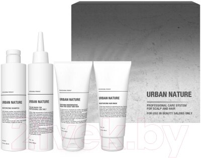 Набор косметики для волос Urban Nature Professional Kit Шампунь+Пилинг+Маска+Маска от компании Бесплатная доставка по Беларуси - фото 1