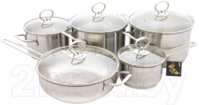 Набор кухонной посуды Кухар Лотос Классика КЛ1-005СП от компании Бесплатная доставка по Беларуси - фото 1