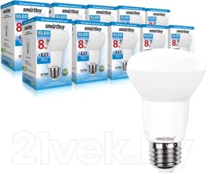 Набор ламп smartbuy N-SBL-R63-08-60K-E27