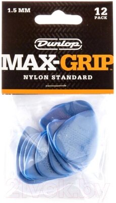 Набор медиаторов Dunlop Manufacturing 449P1.5 Max-Grip Nylon Standard от компании Бесплатная доставка по Беларуси - фото 1