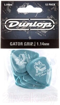 Набор медиаторов Dunlop Manufacturing Manufacturing 417P1.14 Gator Grip от компании Бесплатная доставка по Беларуси - фото 1