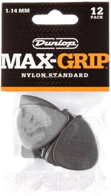 Набор медиаторов Dunlop Manufacturing Manufacturing 449P1.14 Max-Grip Nylon Standard от компании Бесплатная доставка по Беларуси - фото 1