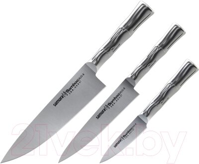 Набор ножей Samura Bamboo SBA-0220 от компании Бесплатная доставка по Беларуси - фото 1