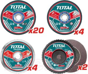 Набор отрезных, пильных дисков TOTAL TAC97630