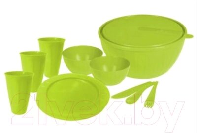 Набор пластиковой посуды Plastic Republic Bono GR1829 от компании Бесплатная доставка по Беларуси - фото 1