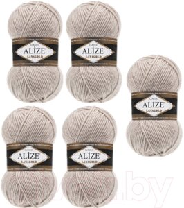 Набор пряжи для вязания Alize Lanagold 49% шерсть, 51% акрил / 585