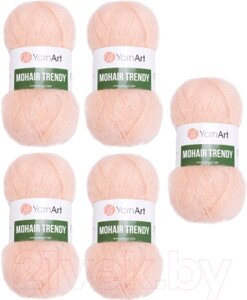 Набор пряжи для вязания Yarnart Mohair Trendy 50% мохер, 50% акрил 220м / 145