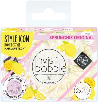 Набор резинок для волос Invisibobble Sprunchie Duo Simply The Zest от компании Бесплатная доставка по Беларуси - фото 1