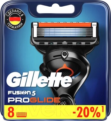 Набор сменных кассет Gillette Fusion ProGlide от компании Бесплатная доставка по Беларуси - фото 1