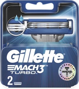 Набор сменных кассет Gillette Mach3 Turbo