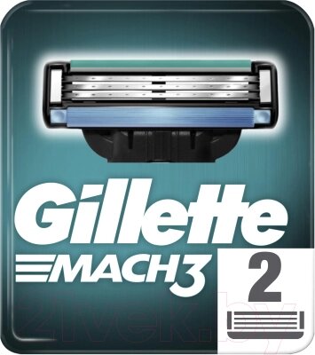 Набор сменных кассет Gillette Mach3 от компании Бесплатная доставка по Беларуси - фото 1