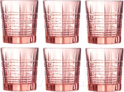 Набор стаканов Luminarc Dallas Pink P9165 от компании Бесплатная доставка по Беларуси - фото 1