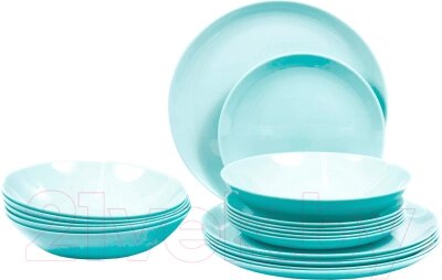 Набор столовой посуды Luminarc Diwali Light Turquoise P2963 от компании Бесплатная доставка по Беларуси - фото 1