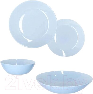 Набор столовой посуды Luminarc Lillie Light Blue Q6884 от компании Бесплатная доставка по Беларуси - фото 1