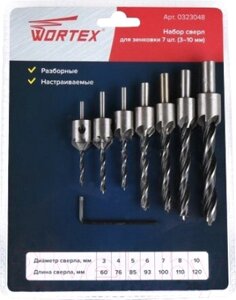 Набор сверл Wortex 0323048