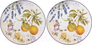 Набор тарелок Lefard Прованс лимоны / 104-575