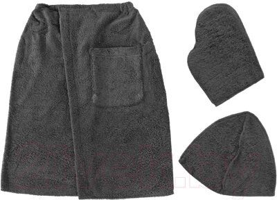 Набор текстиля для бани Lilia Maxi мужской 15С-0034 от компании Бесплатная доставка по Беларуси - фото 1
