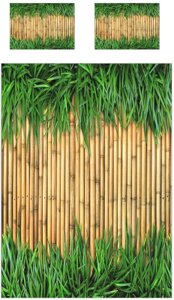 Набор текстиля для спальни Ambesonne Бамбук в траве 160x220 / bcsl_52131