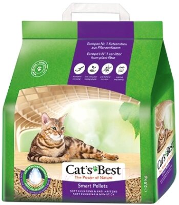 Наполнитель для туалета Cat's Best Smart Pellets от компании Бесплатная доставка по Беларуси - фото 1