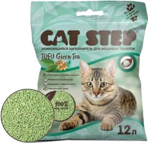 Наполнитель для туалета Cat Step Tofu Green Tea / 20333004
