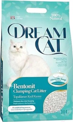 Наполнитель для туалета Dream Cat Бентонитовый Marseille Soap от компании Бесплатная доставка по Беларуси - фото 1