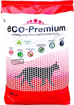 Наполнитель для туалета Eco-Premium Алоэ от компании Бесплатная доставка по Беларуси - фото 1