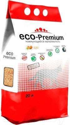 Наполнитель для туалета Eco-Premium Персик от компании Бесплатная доставка по Беларуси - фото 1