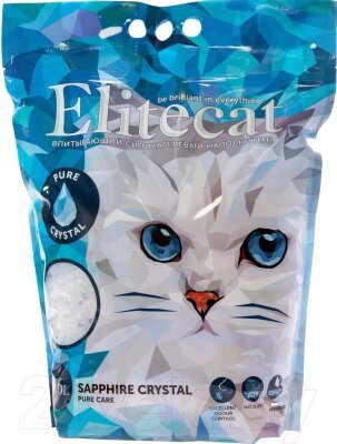 Наполнитель для туалета EliteCat Crystal Pure 4892/EC от компании Бесплатная доставка по Беларуси - фото 1