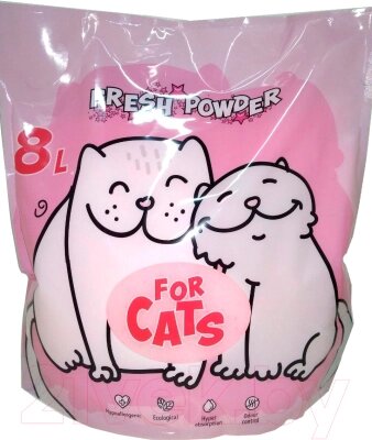 Наполнитель для туалета For Cats Силикагелевый Fresh Powder / TUZ037 от компании Бесплатная доставка по Беларуси - фото 1