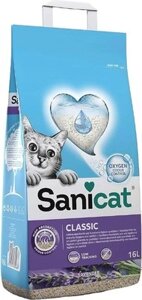 Наполнитель для туалета Sanicat Classic Lavander