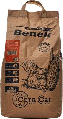 Наполнитель для туалета Super Benek Corn Cat от компании Бесплатная доставка по Беларуси - фото 1