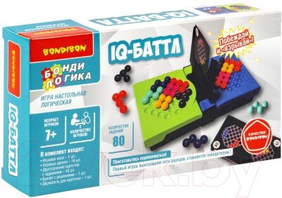 Настольная игра Bondibon БондиЛогика IQ-Баттл / ВВ5987 от компании Бесплатная доставка по Беларуси - фото 1