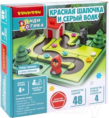 Настольная игра Bondibon БондиЛогика Красная шапочка и серый волк / ВВ6013 от компании Бесплатная доставка по Беларуси - фото 1