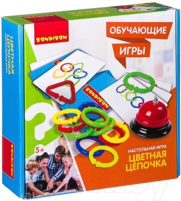 Настольная игра Bondibon Цветоная цепочка / ВВ2417 от компании Бесплатная доставка по Беларуси - фото 1