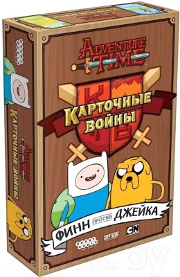 Настольная игра Мир Хобби Время приключений: Карточные войны. Финн против Джейка от компании Бесплатная доставка по Беларуси - фото 1