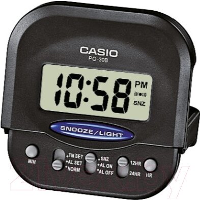 Настольные часы Casio PQ-30B-1EF от компании Бесплатная доставка по Беларуси - фото 1