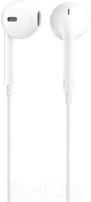 Наушники-гарнитура Apple EarPods с разъемом 3.5мм A1472 / MNHF2 от компании Бесплатная доставка по Беларуси - фото 1