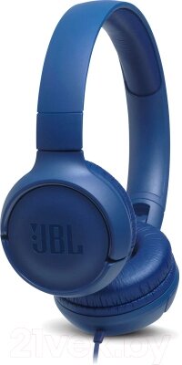 Наушники-гарнитура JBL Tune 500 / T500BLU от компании Бесплатная доставка по Беларуси - фото 1