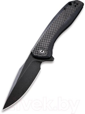 Нож складной Civivi Baklash 9Cr18MoV Steel Black Stonewashed Handle G10 / C801I от компании Бесплатная доставка по Беларуси - фото 1