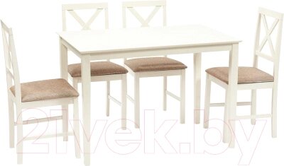 Обеденная группа Tetchair Hudson Dining Set эконом от компании Бесплатная доставка по Беларуси - фото 1