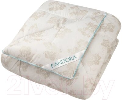 Одеяло PANDORA Лебяжий Пух тик стандартное 200x215 от компании Бесплатная доставка по Беларуси - фото 1