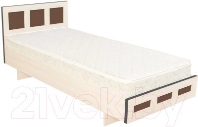 Односпальная кровать Барро М1 КР-017.11.02-03 90x186 от компании Бесплатная доставка по Беларуси - фото 1