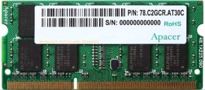 Оперативная память DDR3 Apacer AS08GFA60CATBGJ от компании Бесплатная доставка по Беларуси - фото 1