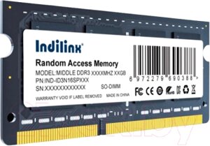 Оперативная память DDR3 Indilinx IND-ID3N16SP08X
