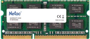 Оперативная память DDR3l netac NTBSD3n16SP-04