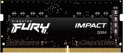 Оперативная память DDR4 Kingston Fury Impact KF432S20IB/16 от компании Бесплатная доставка по Беларуси - фото 1